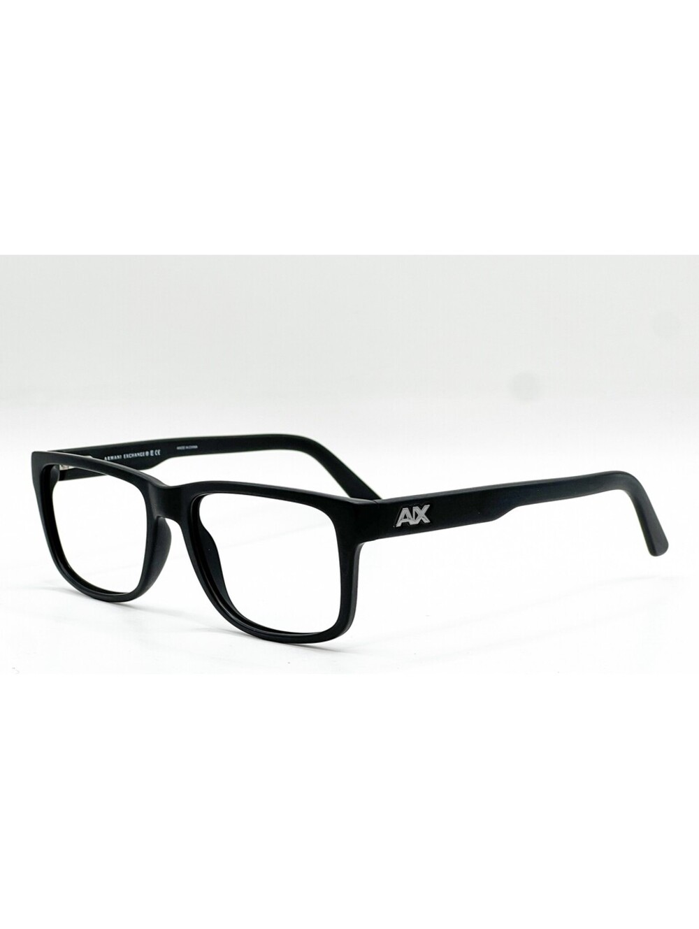 Armani Exchange Ax 3016 8078 Gloss Black Authentic Eyeglasses 53-17-145